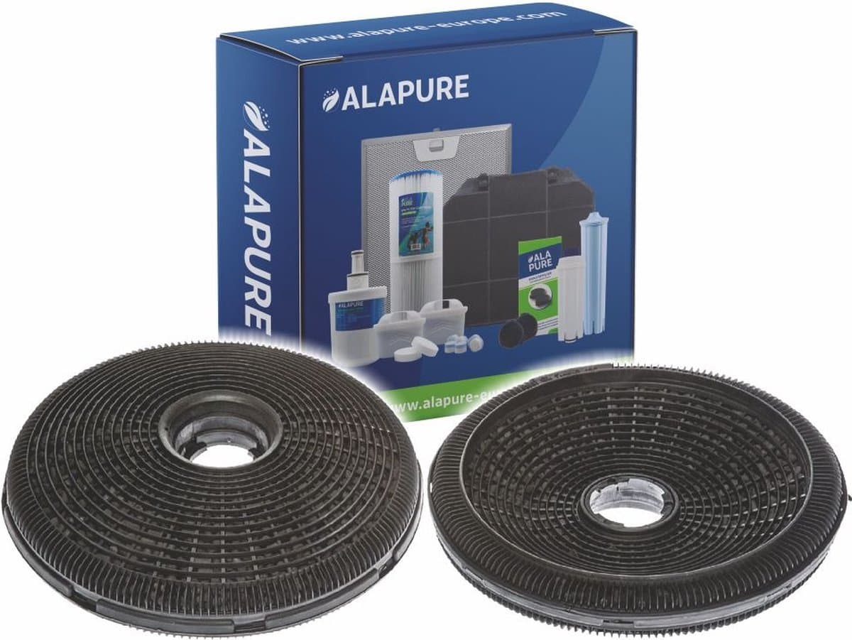 Alapure koolstoffilter set voor Best afzuigkap ECFB02ST (2 stuks)
