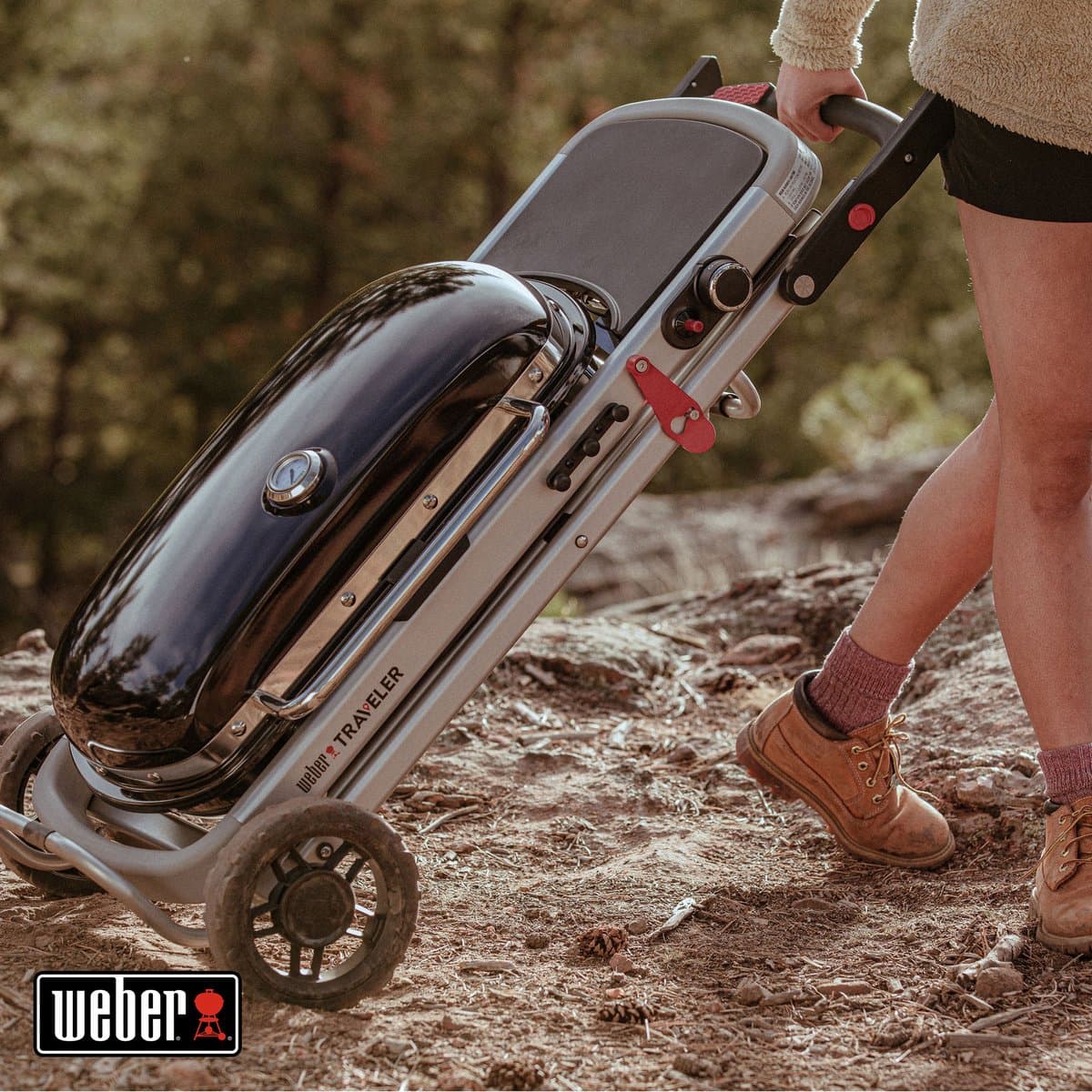 Weber Traveler - Draagbare gasbarbecue met 2065cm² grill thumbnail 6