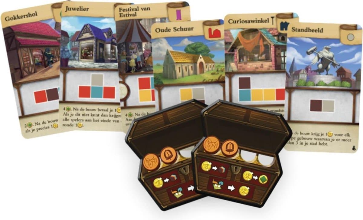 White Goblin Games Tiny Towns: Voorspoed uitbreiding 1-6 spelers thumbnail 2