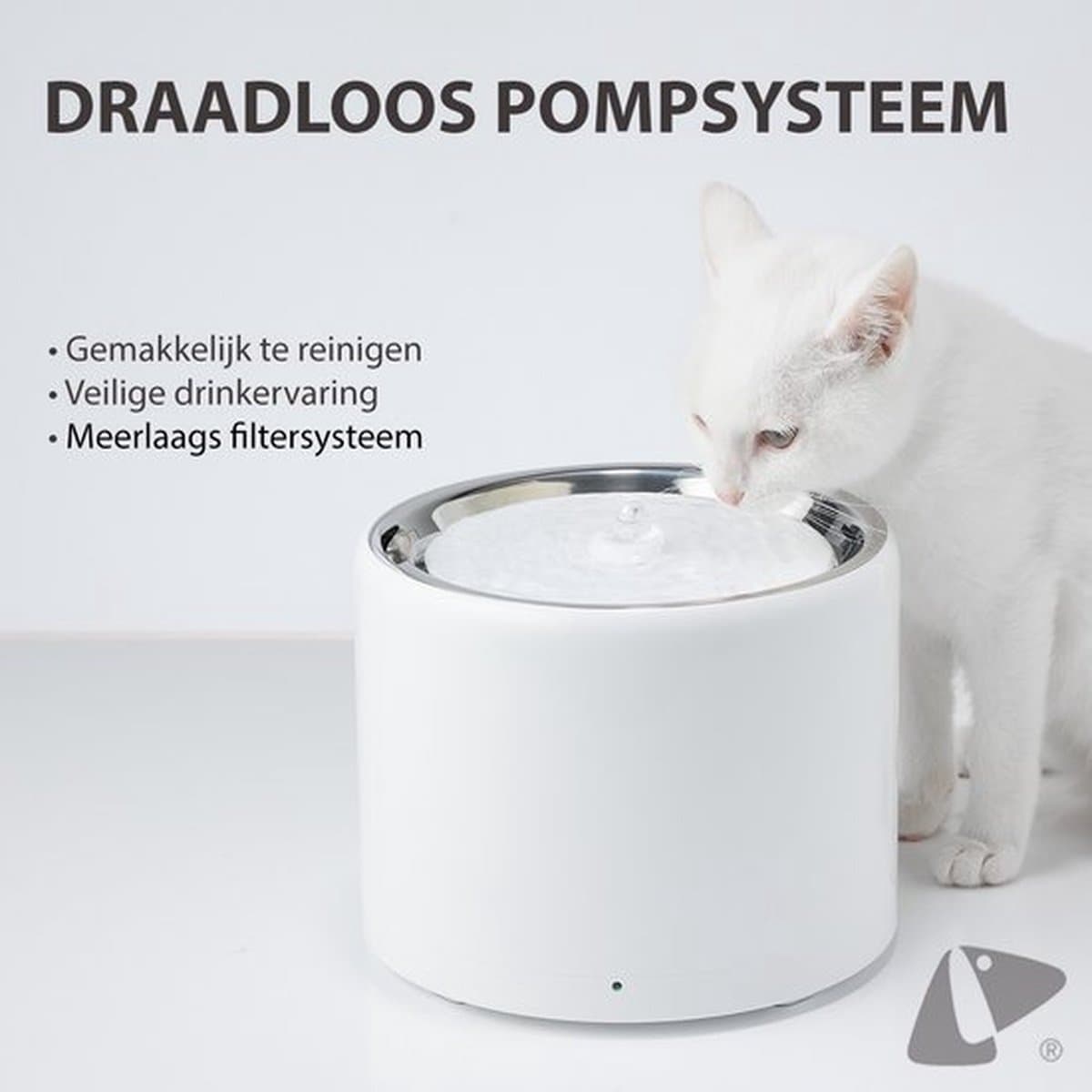 PETKIT Eversweet 3 Pro Filter Bundel – Drinkfontein Kat – Met App – BPA Vrij – 1,35L – Geruisloos – met Filter thumbnail 4