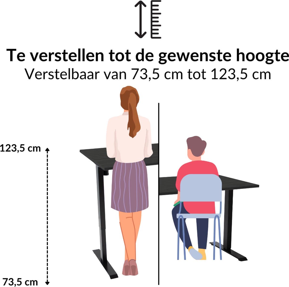 MRC EASY zit-sta bureau elektrisch verstelbaar 120x80cm thumbnail 5