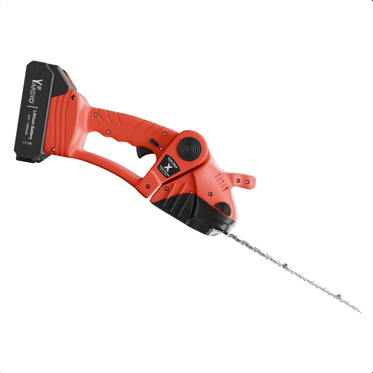 YARDIO Tools® - HTS-22mm - Heggenschaar - 2-in-1 - Heggenschaar Accu Electrisch - Grasschaar Buxusschaar - HTS-22mm - Incl. 2.0a Accu en Snellader thumbnail 5