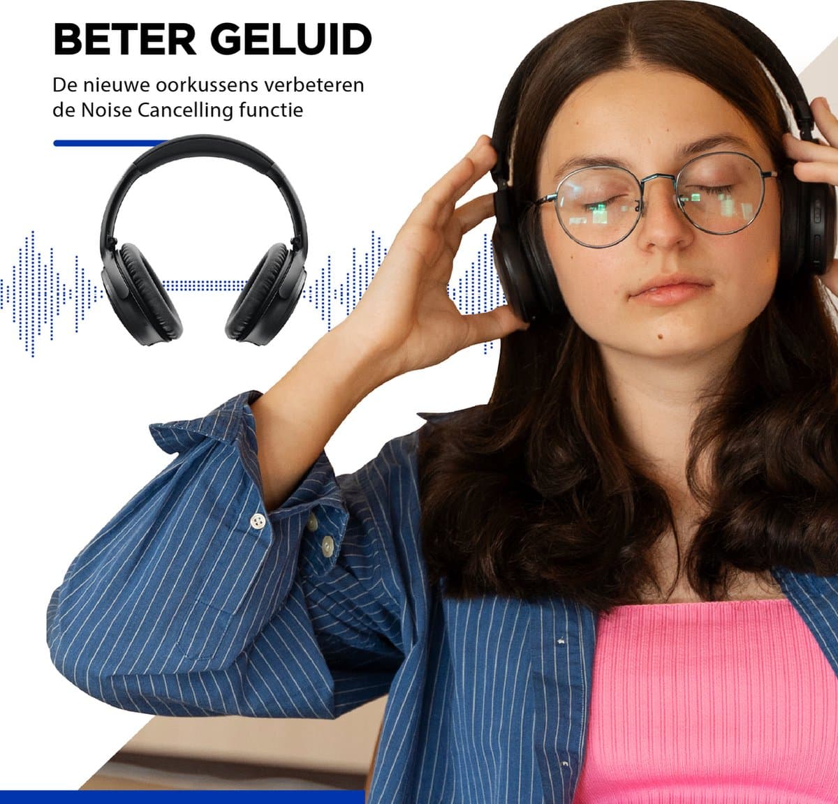 Set Oorkussens geschikt  voor Bose QuietComfort 35 ii / 35 / 25 / 15 / 2 / Soundtrue - Soundlink Around-Ear AE2 / AE2W / AE2I - Oorkussens voor koptelefoon - Ear pads headphones wit thumbnail 2