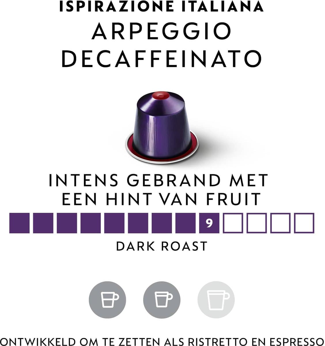 Nespresso - Original - Arpeggio Decaf - Koffiecups - 50 capsules thumbnail 8