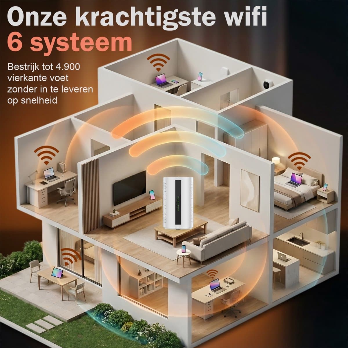 Neotex WiFi-Versterker: WiFi 6, dual-band, mobiele router thumbnail 5