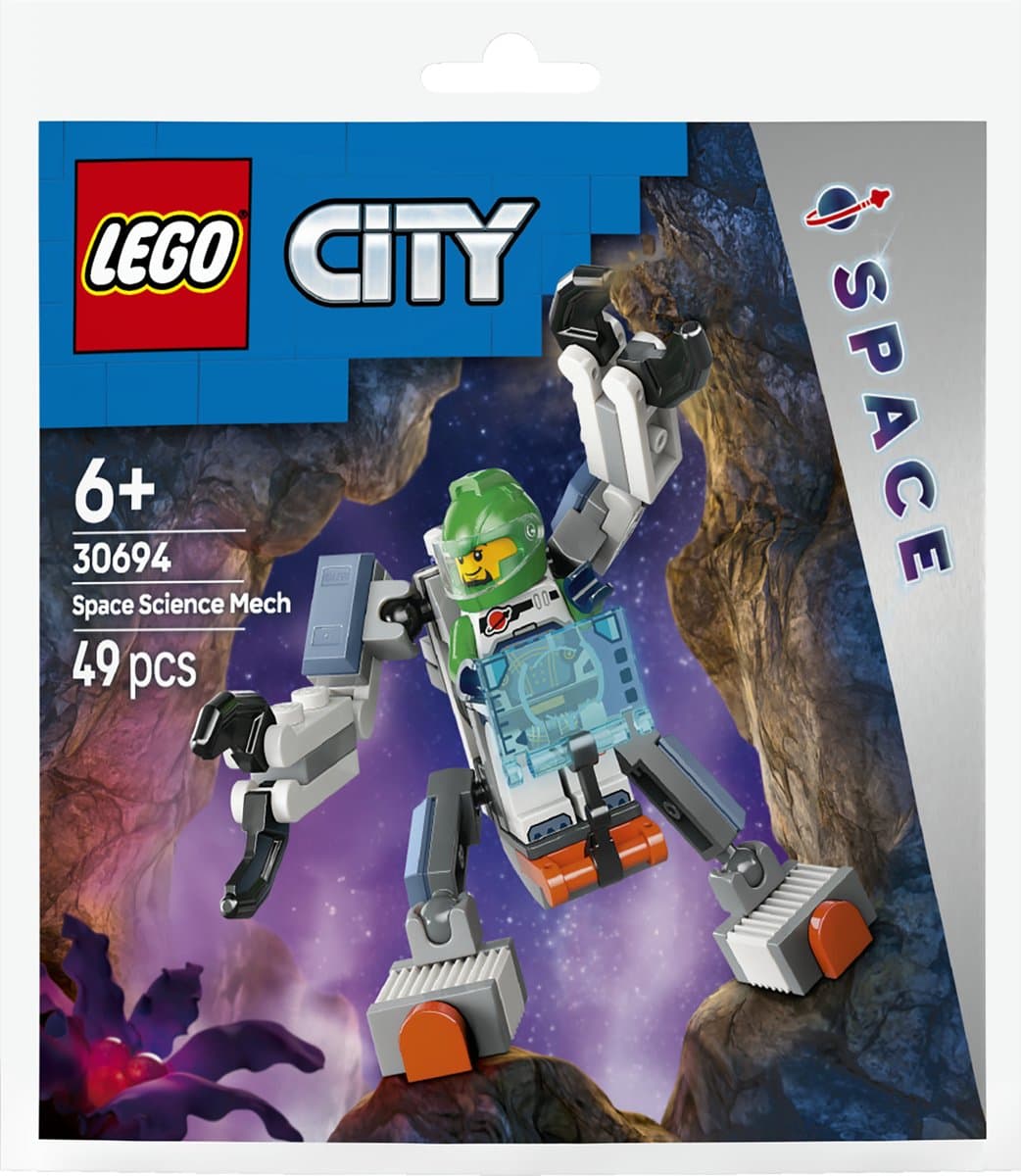 LEGO City Ruimtewetenschapsmecha: compacte ruimteset met astronaut thumbnail 2