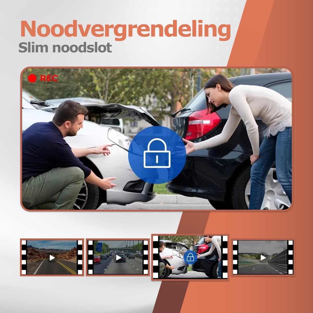 Neotex® Dashcam Auto 4K/1080P Dual Lens – Voor- en Achtercamera, Nachtzicht, G-Sensor, WiFi, Parkmodus thumbnail 4