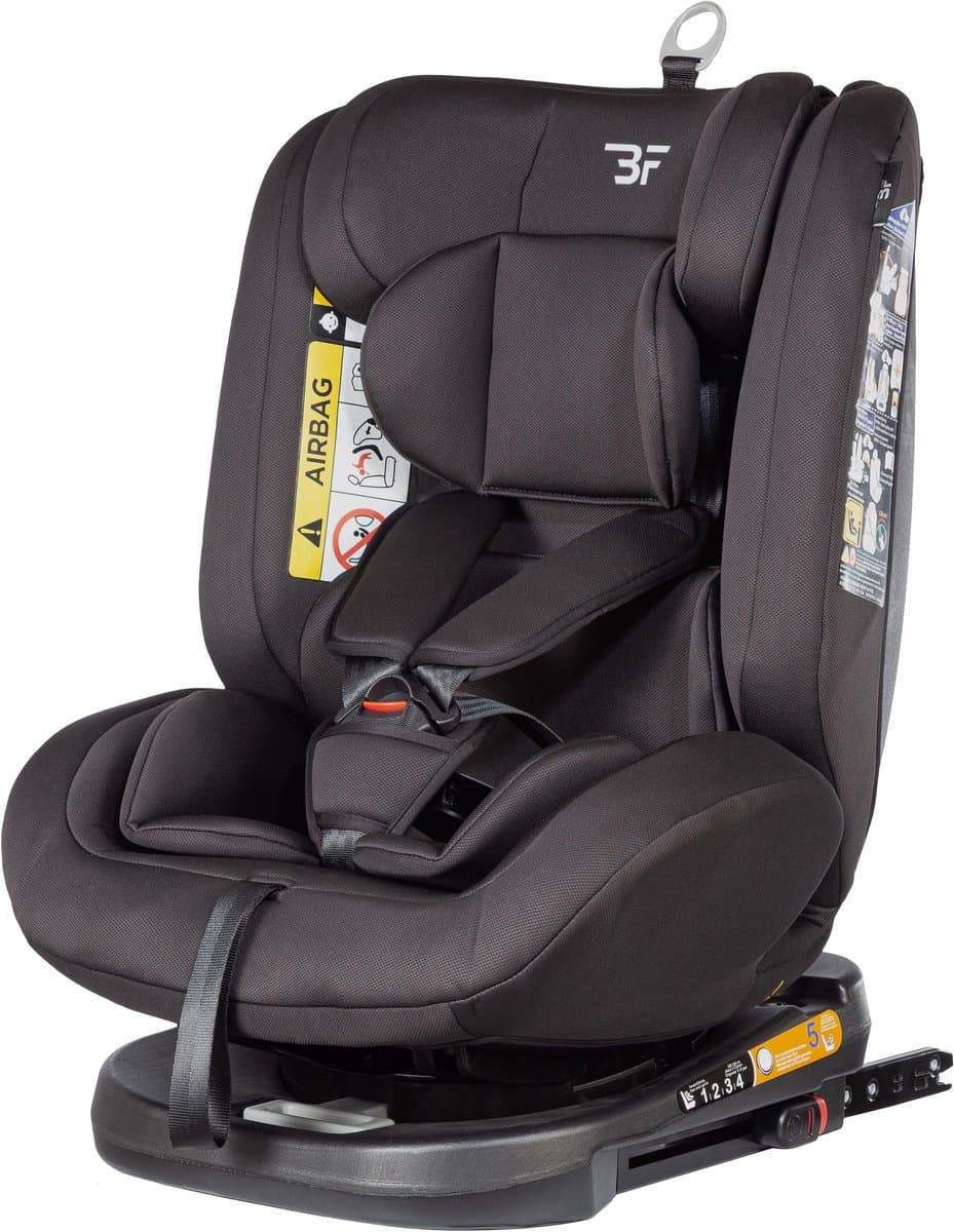 Bebies First Autostoel Kiddo I-Size 360° Draaibaar & Isofix Groep 0/1/2/3 (40-150 cm) - Zwart thumbnail 2
