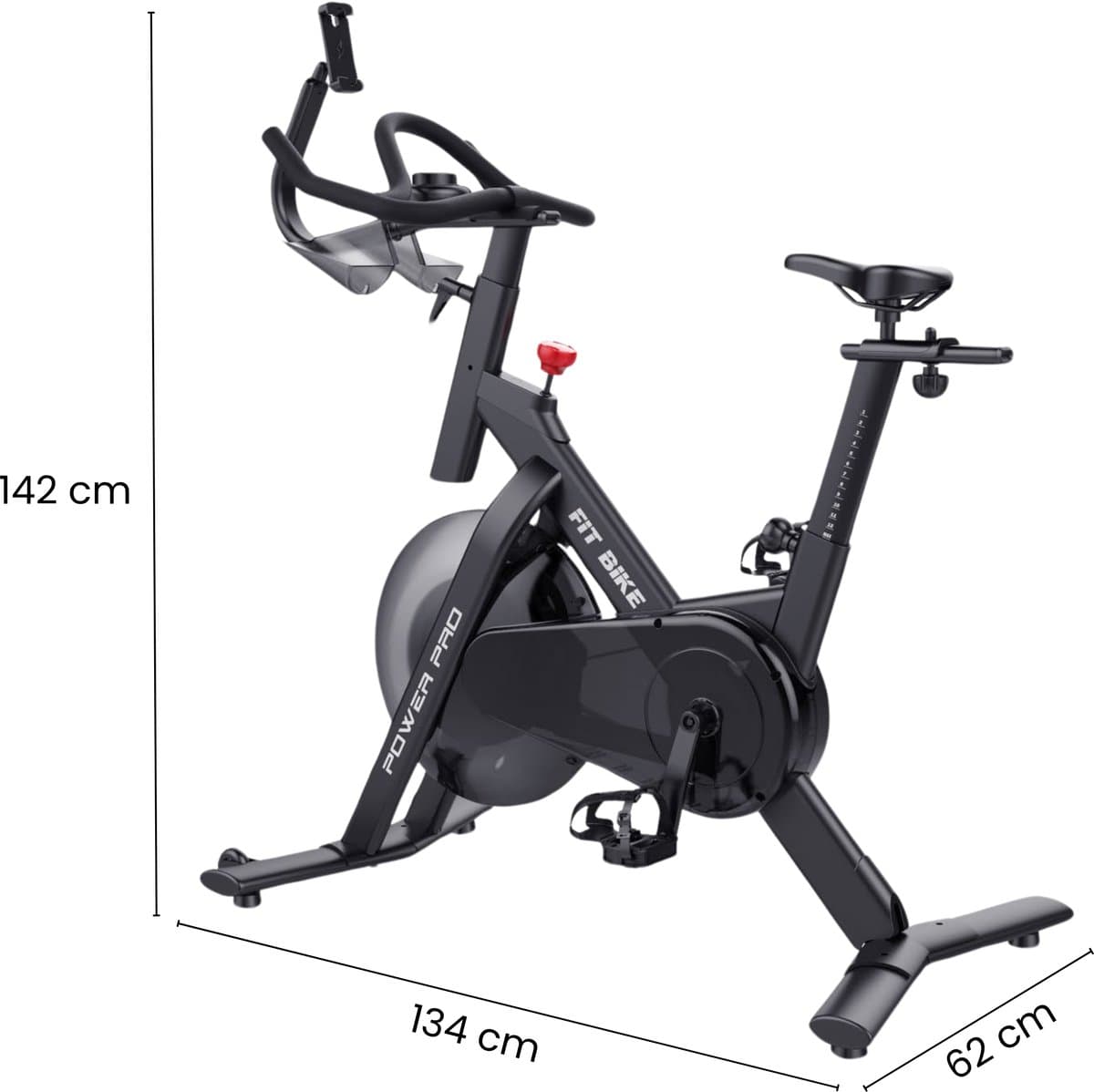 FitBike Power Pro - Indoor Cycle - EMS weerstand - 30 niveaus thumbnail 3