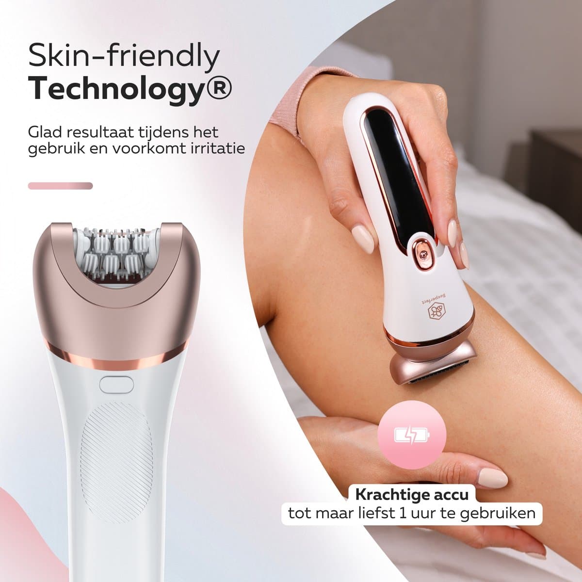 Beeperfect 6-in-1 Epilator – 7 opzetstukken, IPX7 waterdicht thumbnail 4