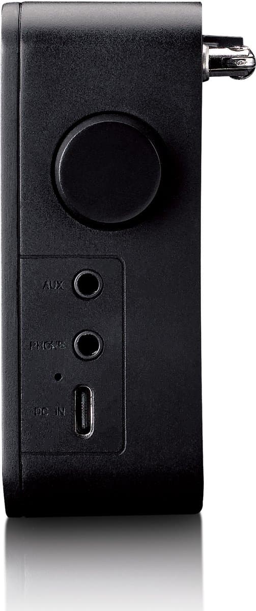 Lenco PDR-033BK - Draagbare DAB+ radio met Bluetooth - Oplaadbare Batterij - FM - Noodradio - 10 uur Accu - Zwart thumbnail 3