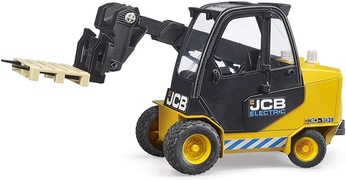 Bruder JCB Vorkheftruck met pallet - schaalmodel thumbnail 6