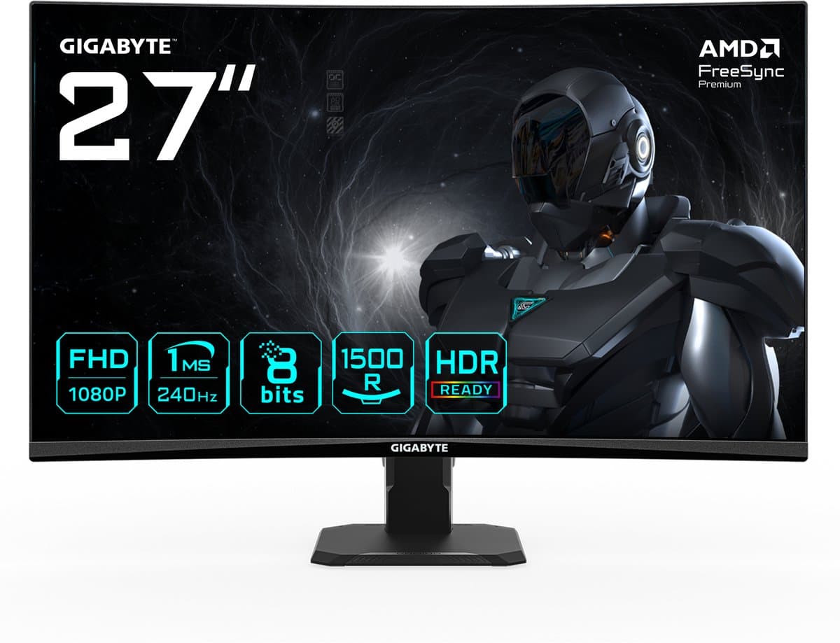 Gigabyte GS27FC2 Serie – Monitor – 27-inch VA – 240Hz – Full HD