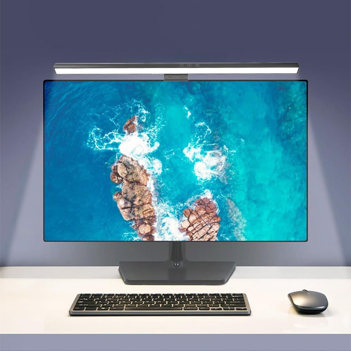 Monitor lamp - Monitor Lamp LED - Bureaulamp met klem - 3 Dimbaar - Klemlamp met Instelbare Kleur - Leeslamp - Klemlamp - Zwart thumbnail 3