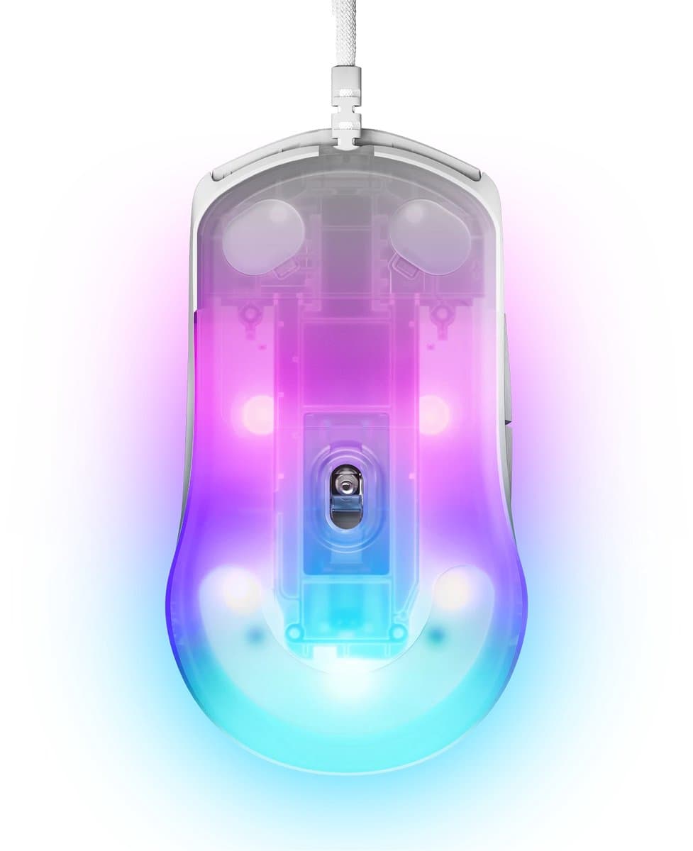 SteelSeries Rival 3 Gen 2 - Bedrade Gaming Muis - 3-zone RGB - Wit thumbnail 7