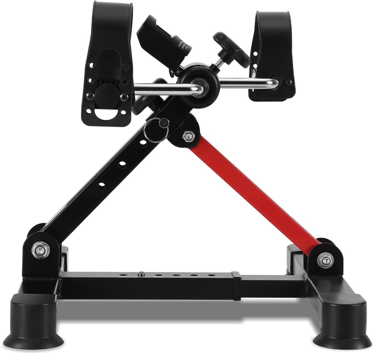 Revalidatiefiets | Hometrainer armen benen | Mini hometrainer | Rotor fiets | Oefenfiets senioren | Opvouwbare hometrainer | Fitness voor ouderen | Thuisrevalidatie | Revalidatieapparaat | Bureaufiets | zwartrood thumbnail 7