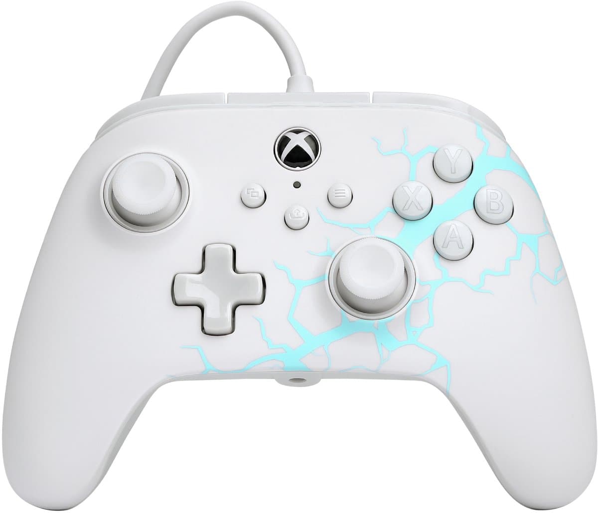 PowerA Advantage Bedrade Controller voor Xbox Series X|S Arctic Ice - Wit thumbnail 2