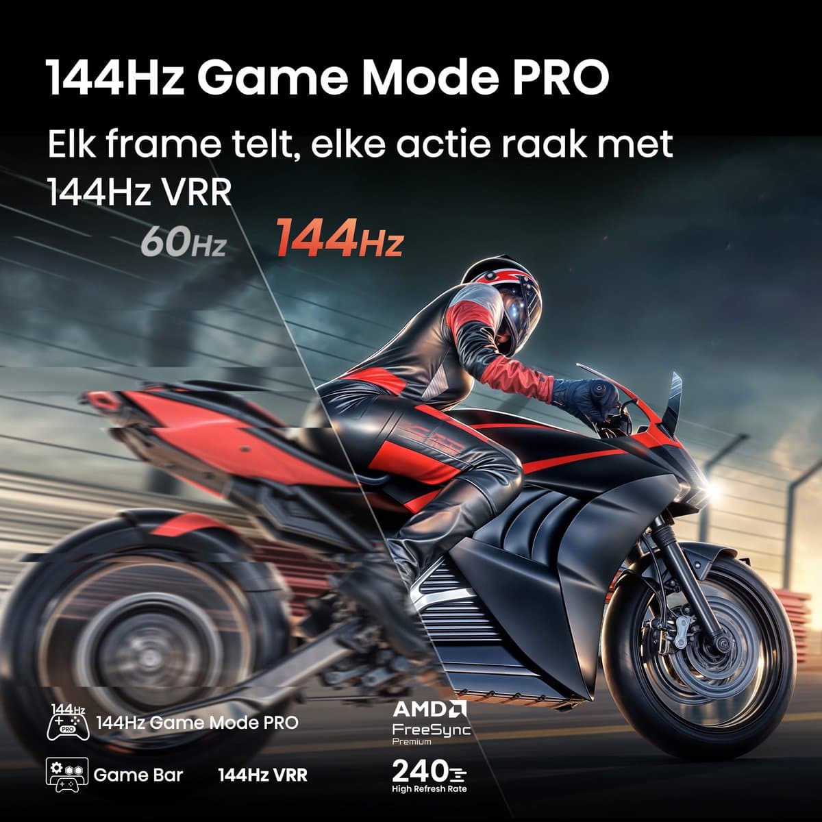 Hisense 65U7Q - 65 inch - 4K MiniLED - 144hz - 2025 thumbnail 7