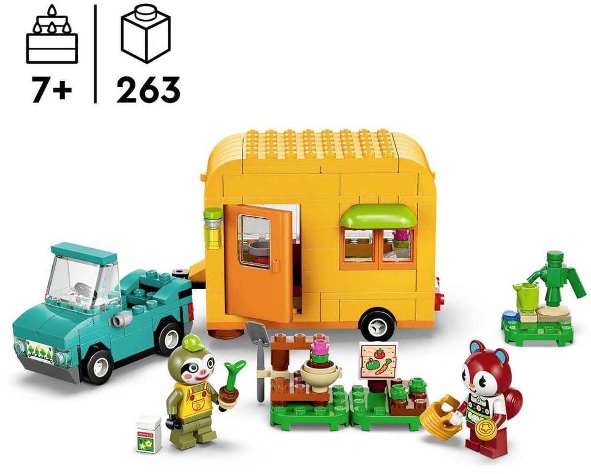 LEGO Animal Crossing Leifs caravan en tuinwinkel thumbnail 8