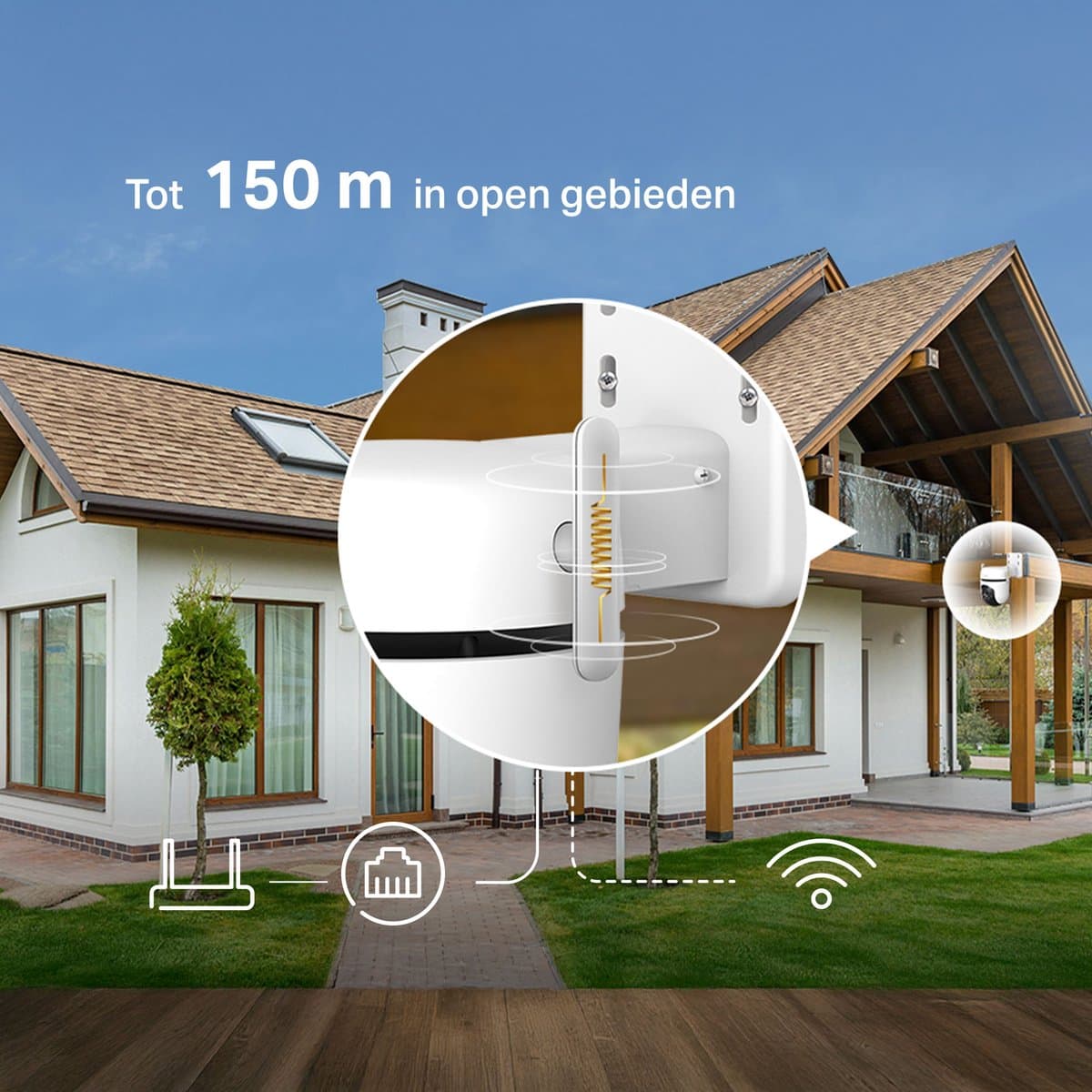Tapo Tapo C520WS Beveiligingscamera buiten - 2.5K QHD - 360° thumbnail 7