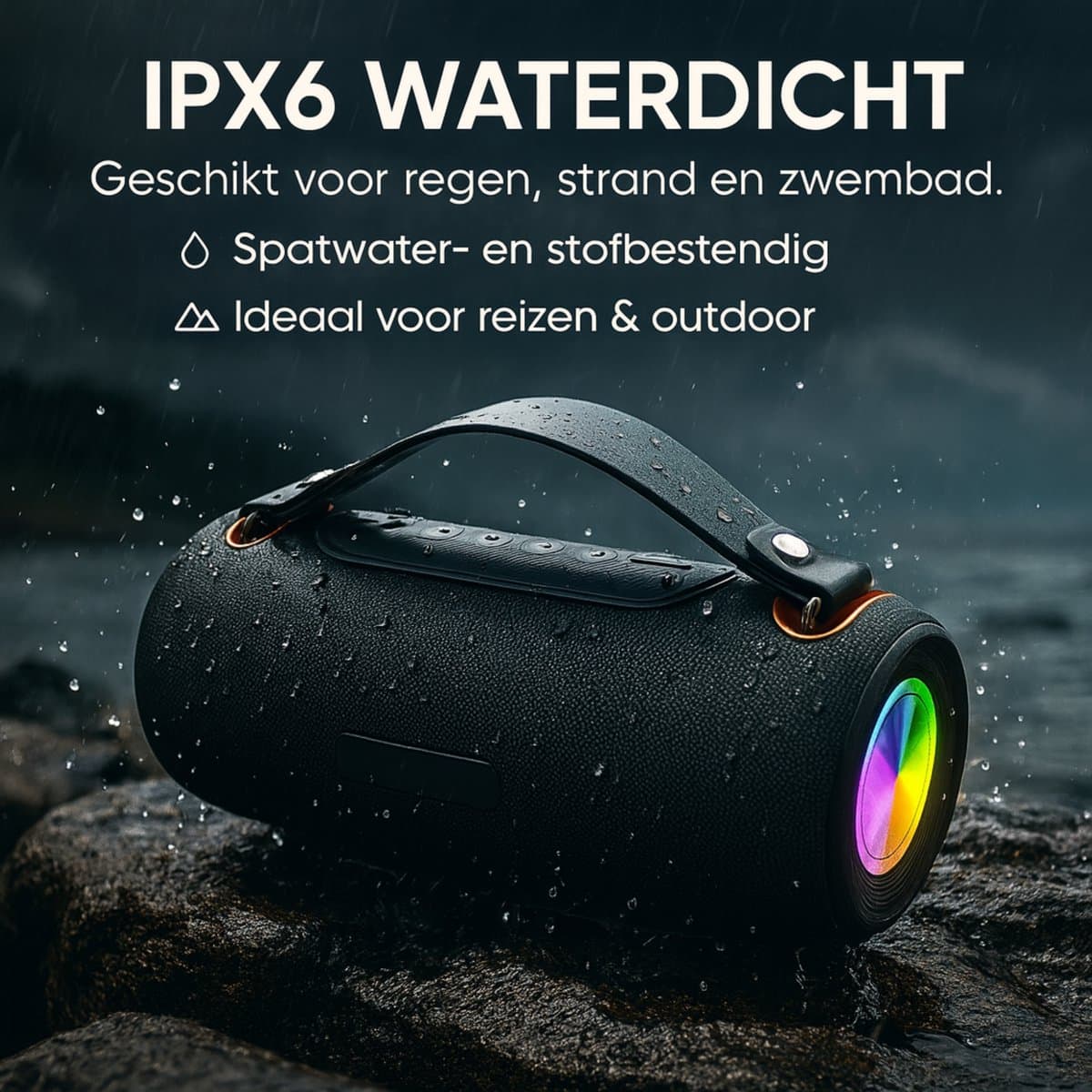 SyncGear 30W Bluetooth Speaker RGB IPX6 Waterdicht thumbnail 2