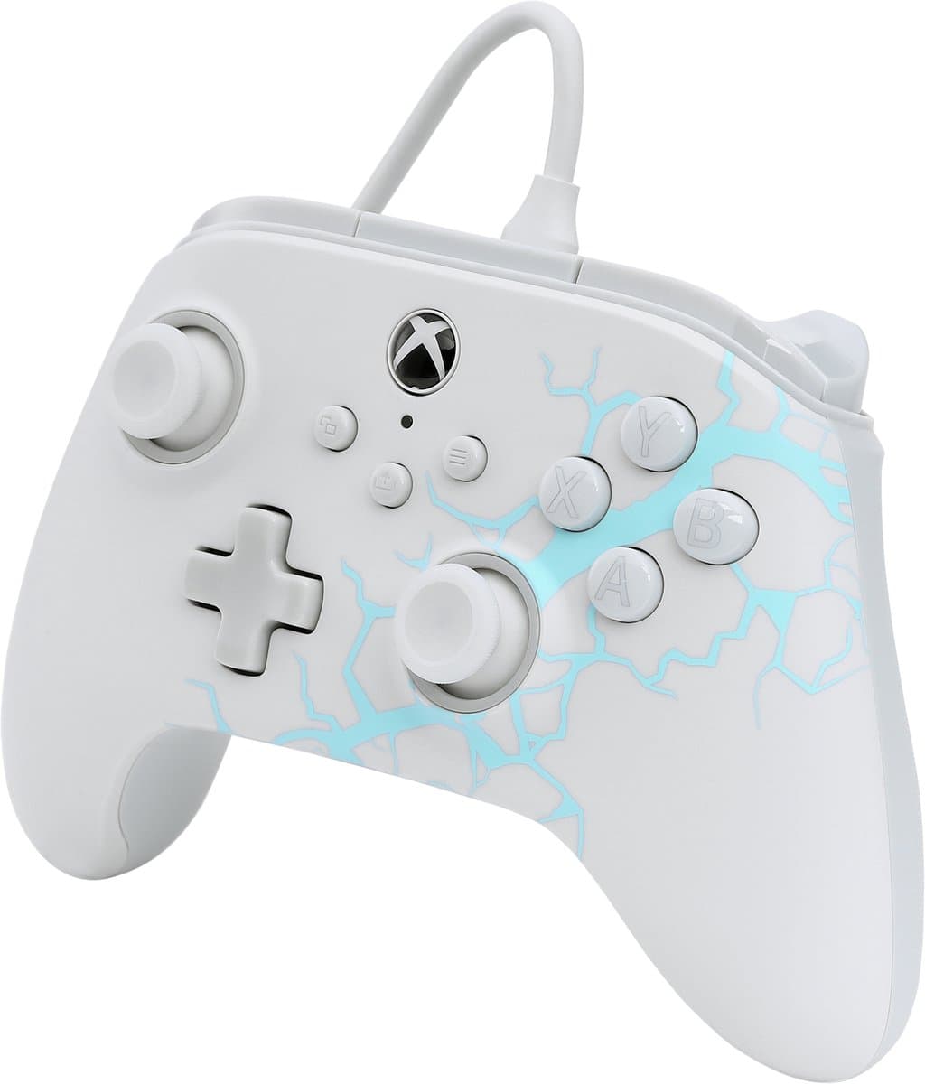 PowerA Advantage Bedrade Controller voor Xbox Series X|S Arctic Ice - Wit thumbnail 3
