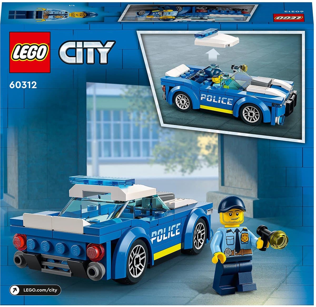 LEGO City Politiewagen 60312 – politieauto met minifiguur voor kids thumbnail 3