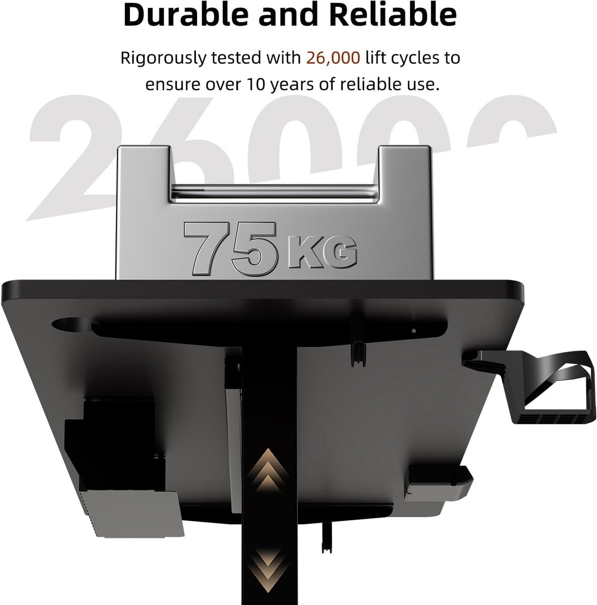 Zit-sta bureau 120 x 60 cm - Elektrisch verstelbaar - Anti-botsingstechnologie - USB-A/USB-C poorte thumbnail 8