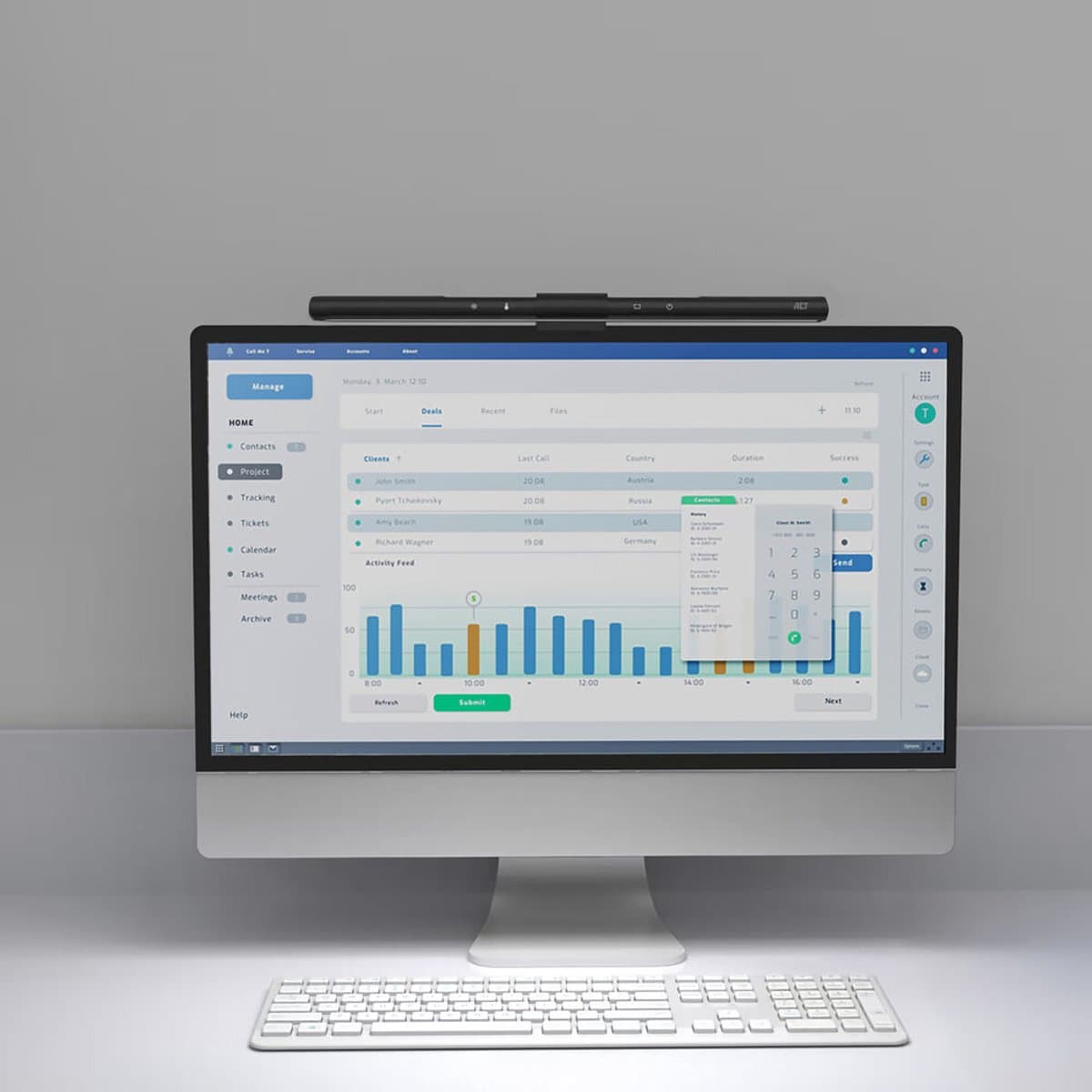 ACT Monitor ledlamp, dimbaar, voeding via USB AC8055 thumbnail 5