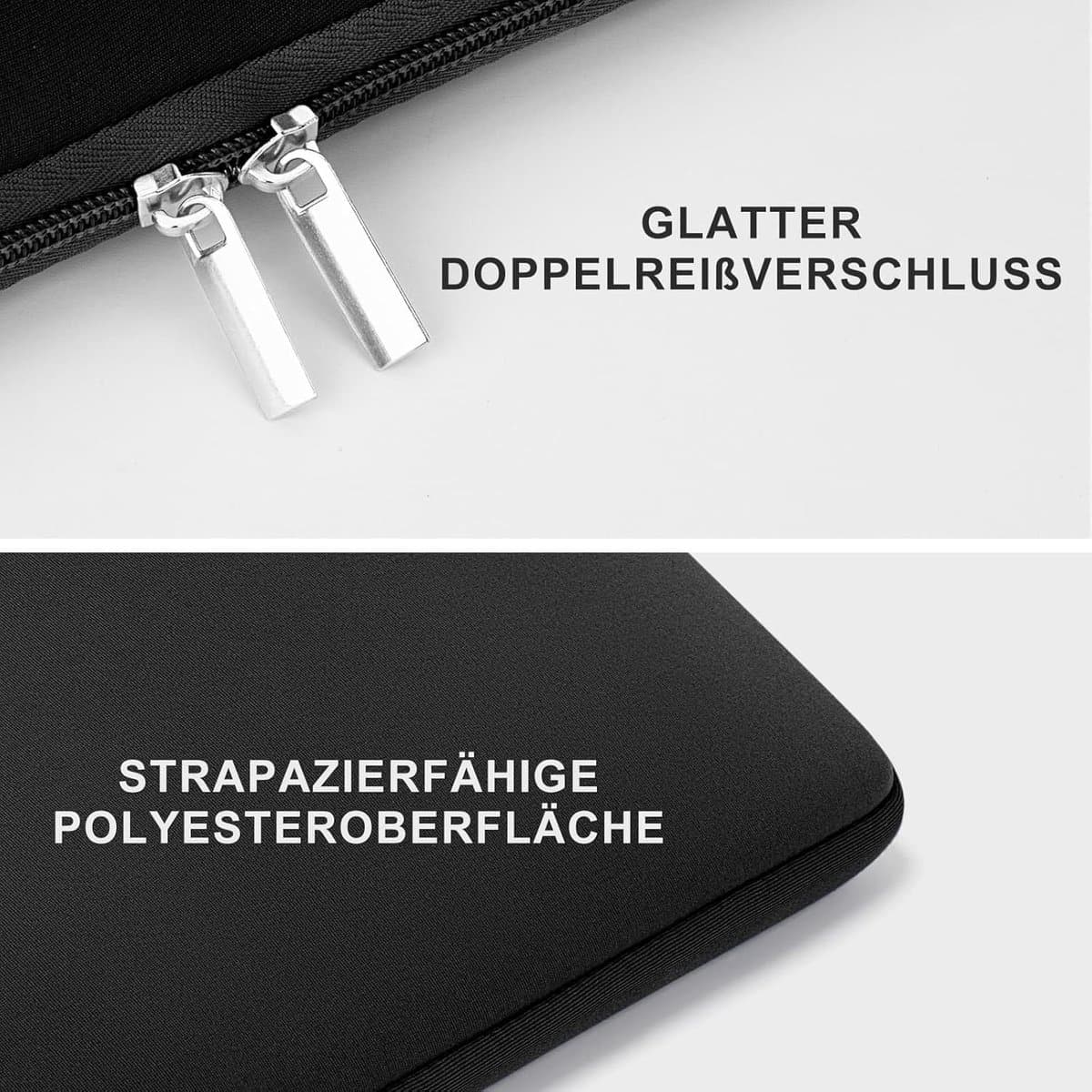 Originap RAINYEAR 14 Zoll Laptop Hülle kompatibel mit 14 Zoll Notebook Computer Chromebook, 15 Zoll MacBook Pro M4 M3 M2 A2941 A3114 A3241 Schutzhülle mit Fronttasche und Zubehörtasche, Rot thumbnail 3