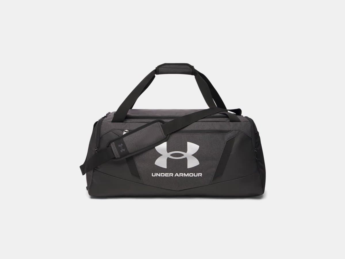 Under Armour UA Undeniable 5.0 Duffle MD-BLK Unisex Sporttas - Zwart Medium Heather - Zwart - Metallic Silver thumbnail 6