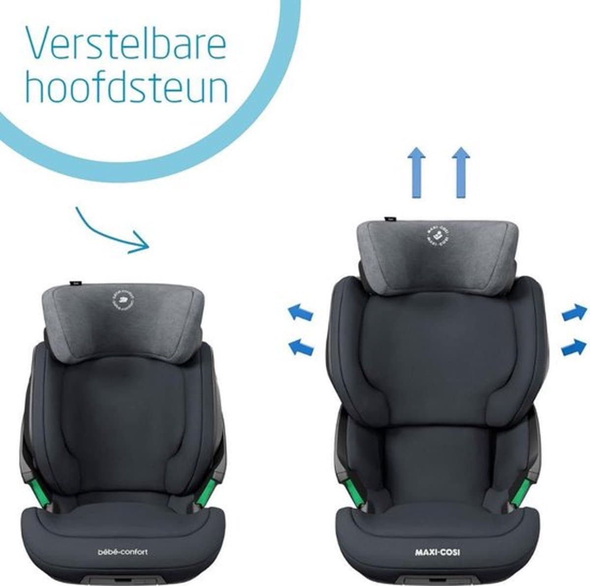Maxi-Cosi Kore i-Size Autostoeltje - 3.5 tot 12 jaar - Isofix en /of gordelinstalatie - Authentic Graphite thumbnail 5
