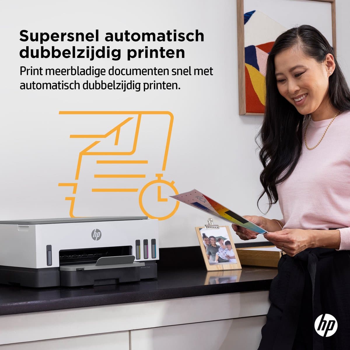 HP Smart Tank 7005 – All-in-One Kleurenprinter – Inkjet Tankprinter – Wifi & AirPrint – Tot 3 Jaar Printen – Printen, Scannen, Kopiëren – Dubbelzijdig – Zonder Cartridges thumbnail 4