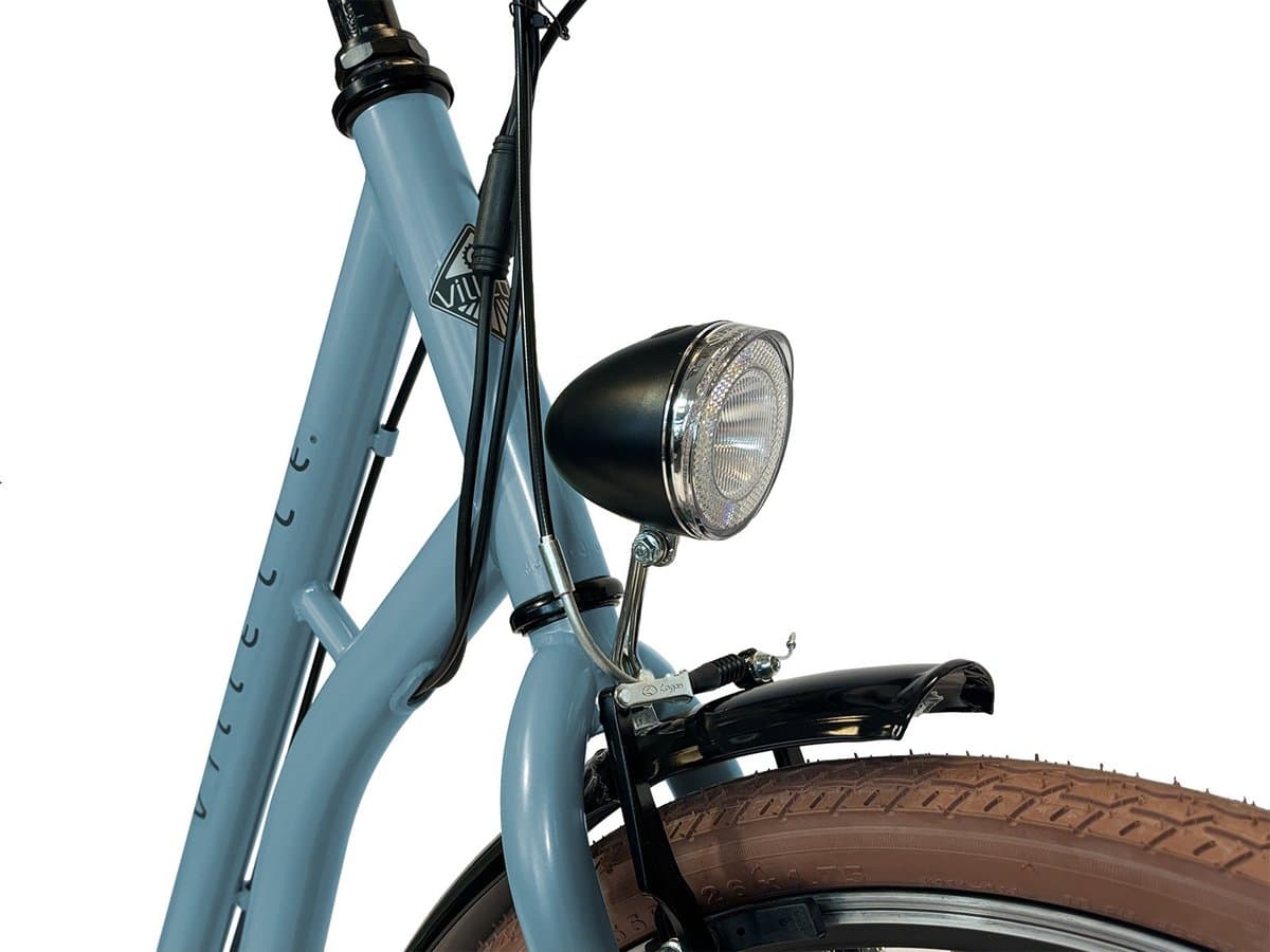 Villette Vintage retro elektrische fiets blauw thumbnail 6