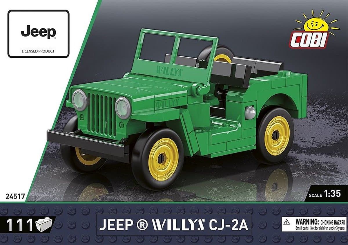 COBI Jeep Willys CJ-2A: bouwset met militaire details - afbeelding 1