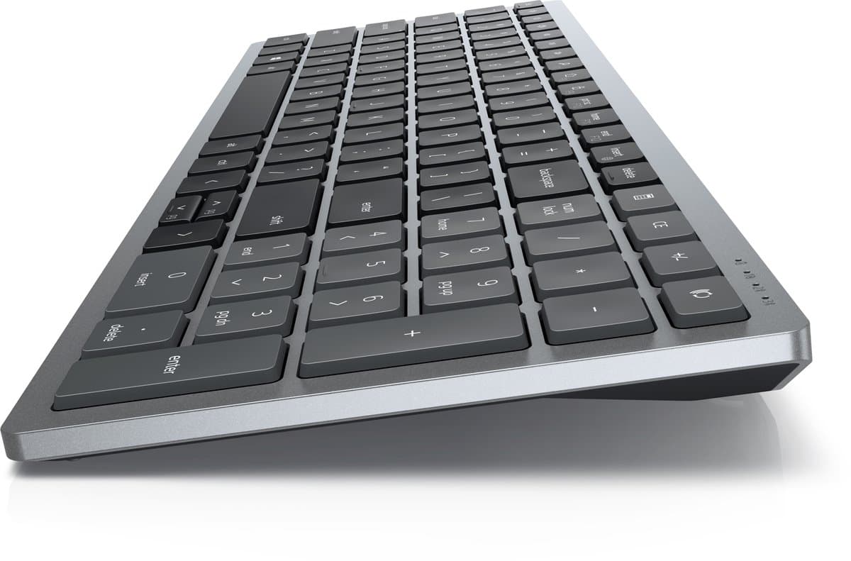 DELL KB740 toetsenbord RF-draadloos + Bluetooth QWERTY US International Grijs, Zwart thumbnail 5