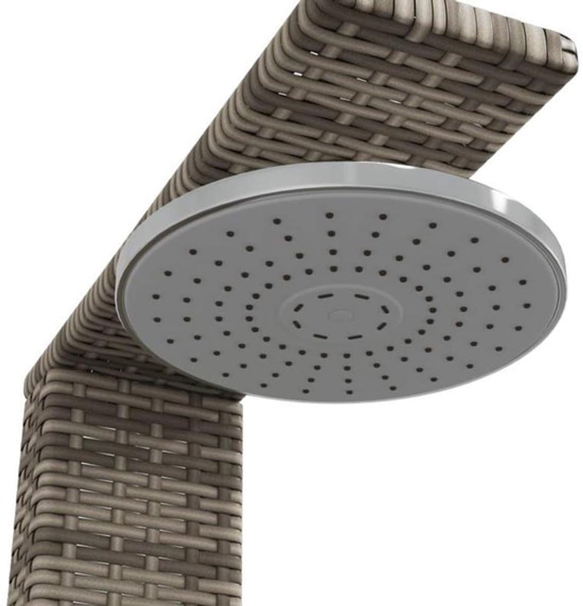 Buitendouche – Tuindouche – Vloerdouche – Zwembaddouche – Campingdouche – Duurzaam Metalen Frame – 3 Verstelbare Sproeikoppen – Ergonomische Hendel – 50x55x224 cm – Zonder Elektriciteit thumbnail 2