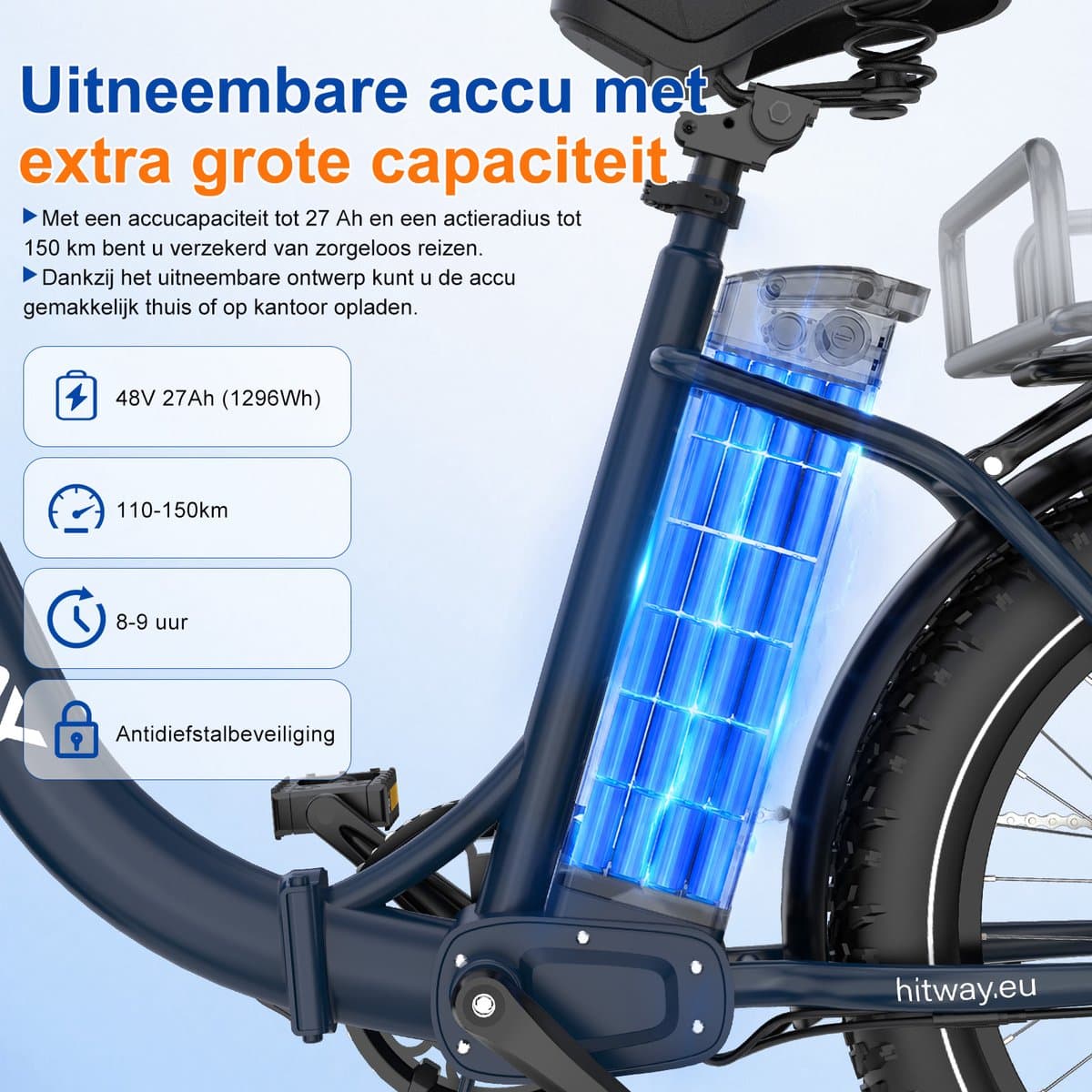 HITWAY BK6S Plus 250W fatbike 48V 27Ah thumbnail 3
