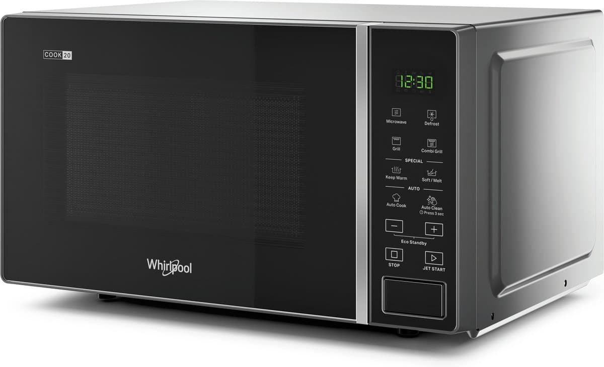 Whirlpool MWP 203 SB - Vrijstaande grill-magnetron - Cook 20 - 20 L