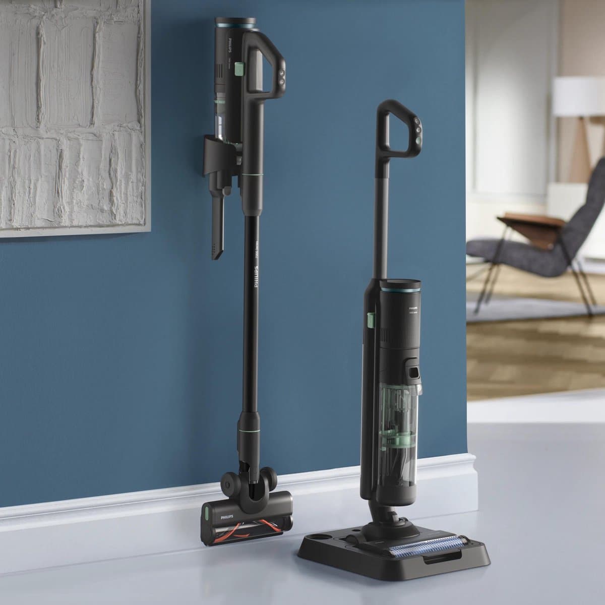 Philips 7000 Series AquaTrio Snoerloze Stofzuiger & Dweil XW7263/11 – Stofzuigen en Dweilen in Eén Beweging thumbnail 5