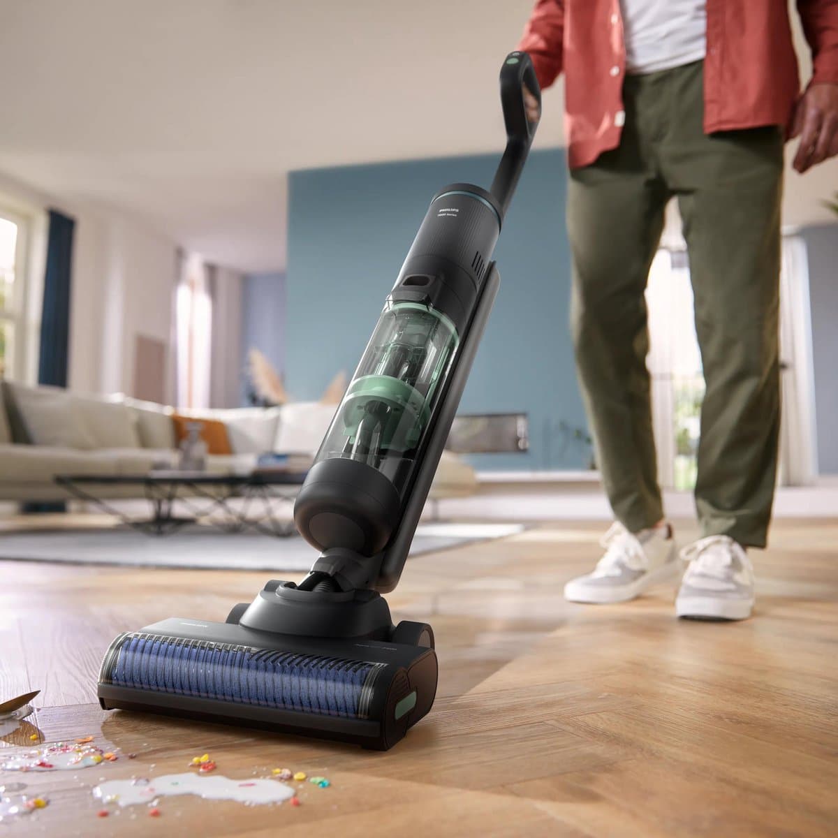 Philips 7000 Series AquaTrio Snoerloze Stofzuiger & Dweil XW7263/11 – Stofzuigen en Dweilen in Eén Beweging thumbnail 2