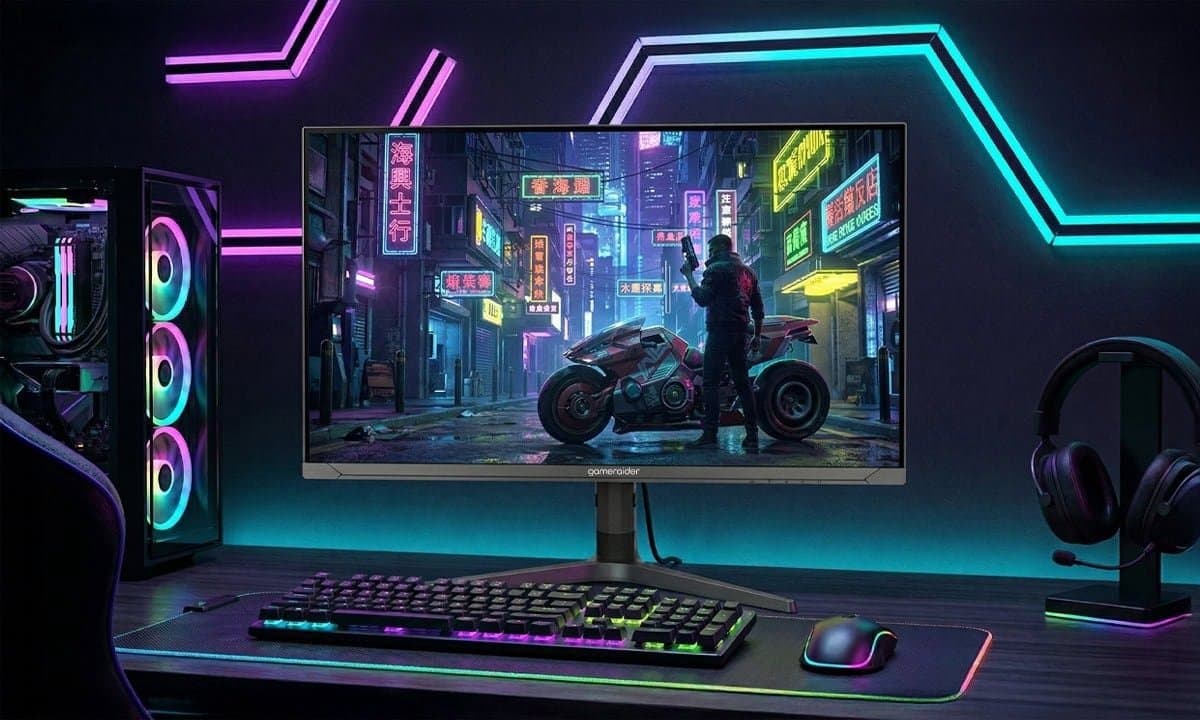 GameRaider SOBEK GR27Q24I 27 inch 240Hz 0.5ms 2K QHD Adaptive Sync IPS Pivot Gaming Monitor thumbnail 8