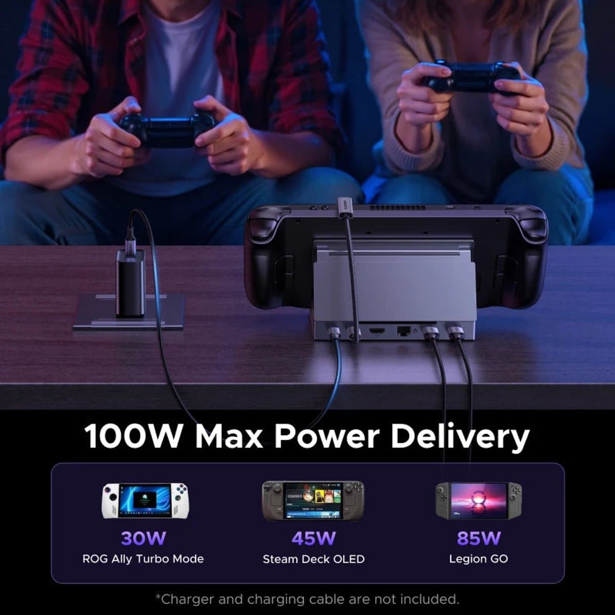 UGREEN - USB-C Hub Dock - 4K HDMI 120Hz - 100W PD - Steam Deck - Voor Steam Deck en ROG Ally - Model UGREEN-6IN1 thumbnail 5