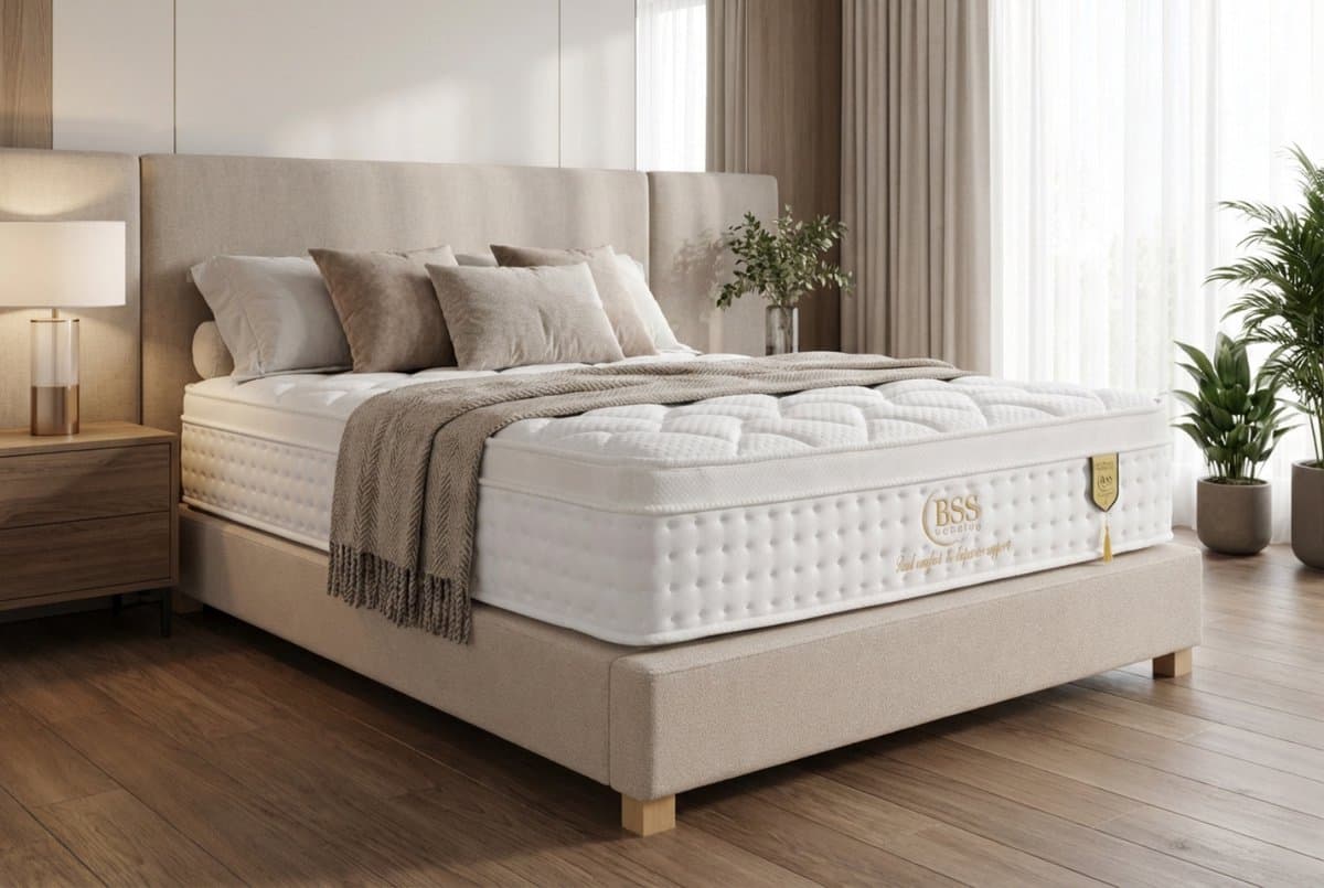 BSS Bedding Sydney - Pocketvering Matras 140x200 cm - H3 Medium - 30 cm Hoog - Inclusief Kussen - 7 Zones - Orthopedisch Matras - Rolmatras met Comfortschuim thumbnail 6