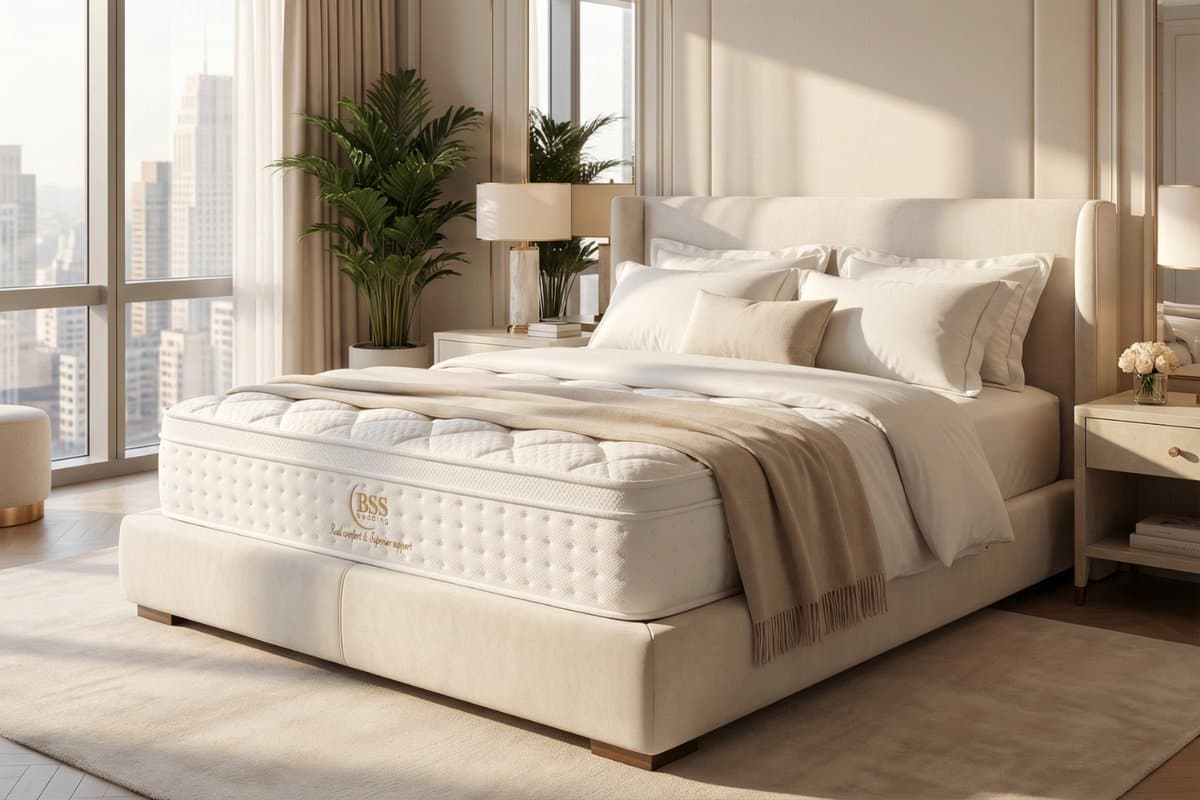 BSS Bedding Sydney - Pocketvering Matras 160x200 cm - H3 Medium - 30 cm Hoog - Inclusief Kussen - 7 Zones - Orthopedisch Matras - Rolmatras met Comfortschuim thumbnail 6