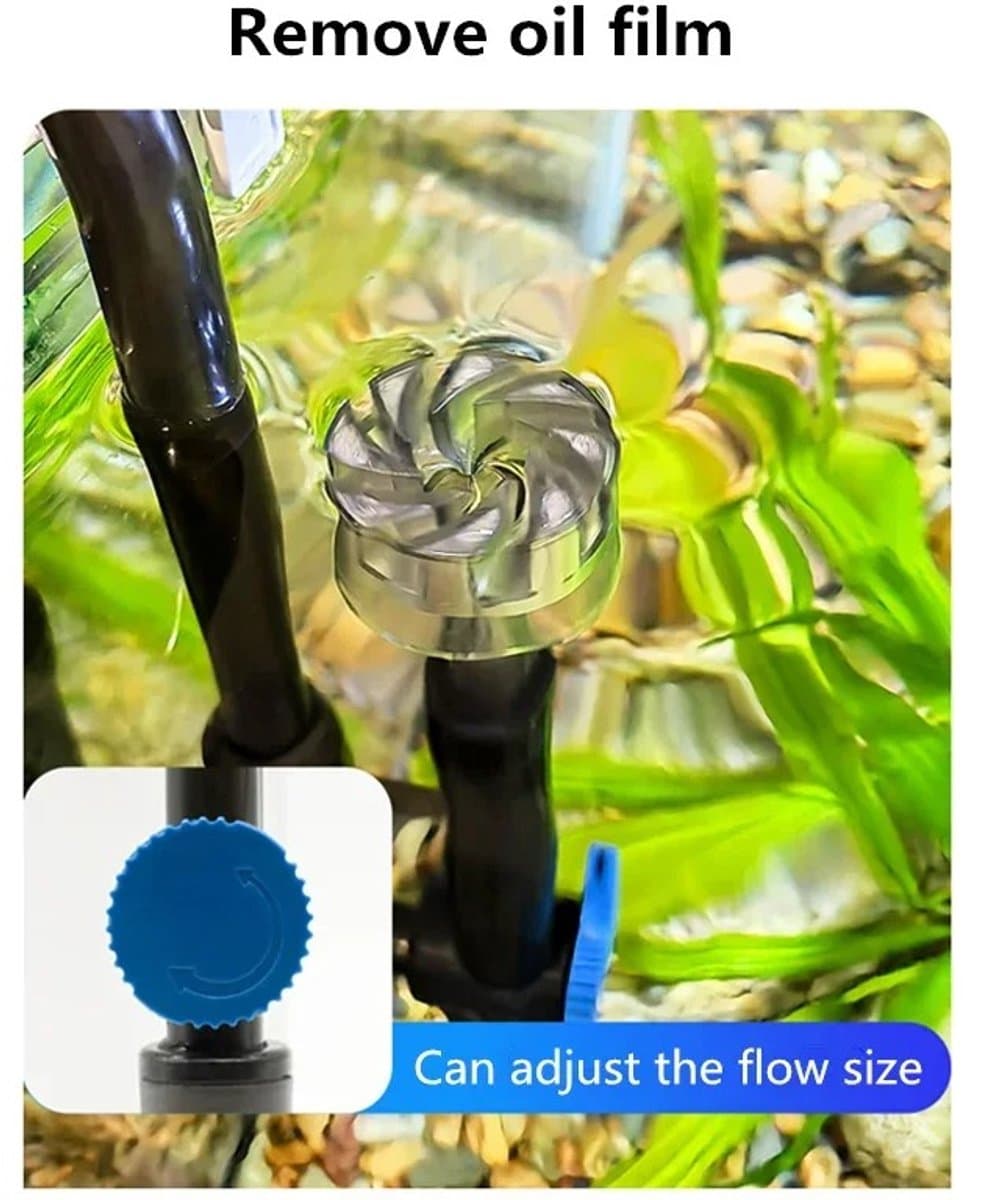 Solayne Pomp - Aquarium filter - Aquarium pomp - Aquarium luchtpomp - Waterzuiveringspomp - Wandmontage - 6W - 500 Liter thumbnail 7