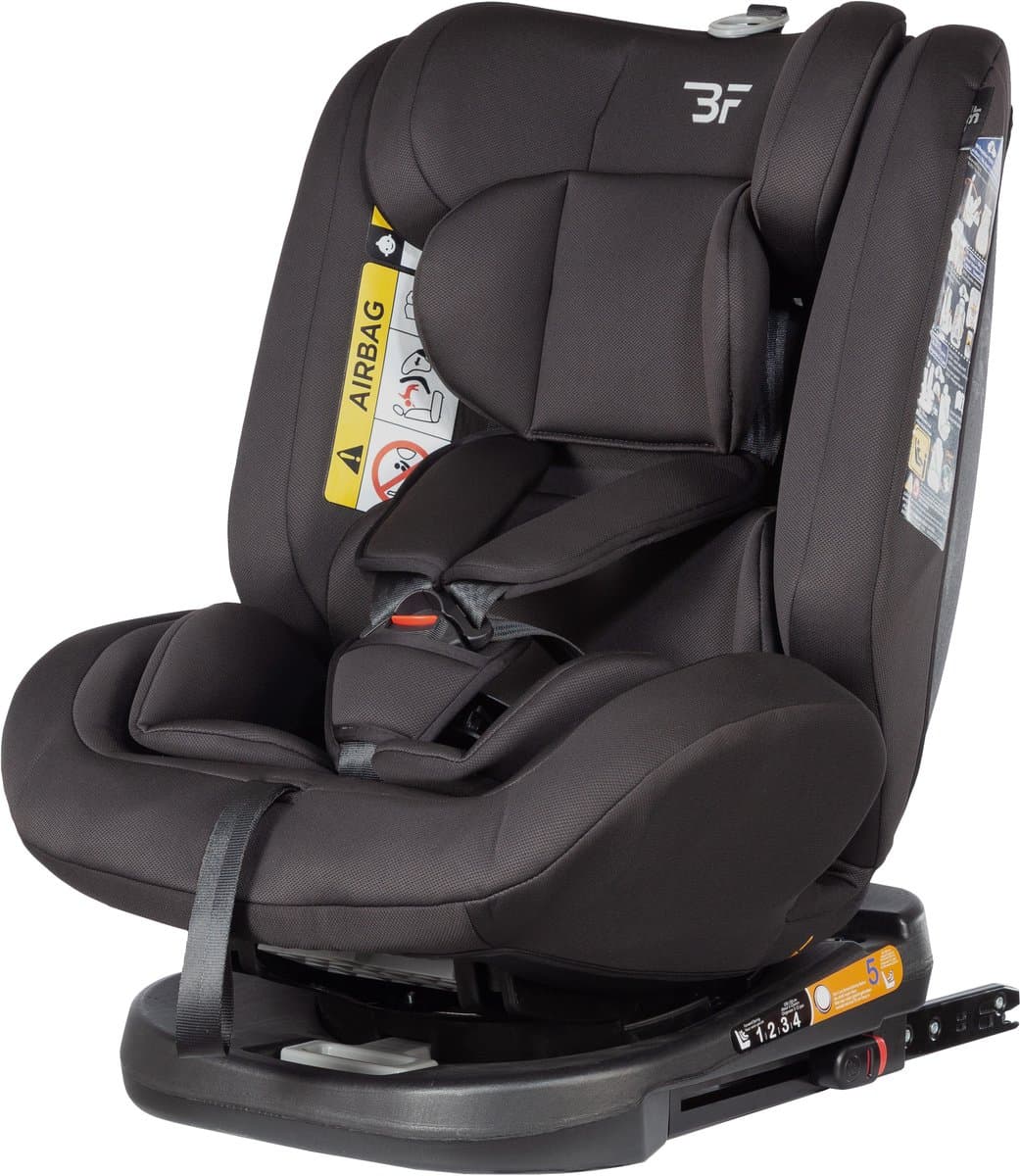 Bebies First Autostoel Kiddo I-Size 360° Draaibaar & Isofix Groep 0/1/2/3 (40-150 cm) - Zwart thumbnail 5