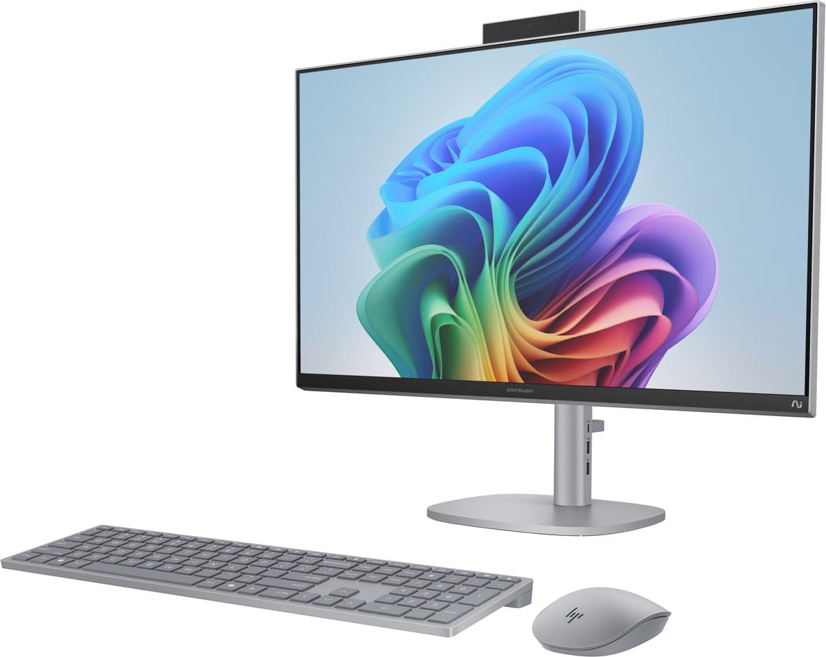 HP OmniStudio X All-In-One | 27-cs1645nd - 27″ UHD IPS - Ultra 7-258V - Intel Arc 140V 8GB - 32GB DDR5 - 2TB M.2 SSD - Windows 11 - Incl. Muis + Toetsenbord thumbnail 3