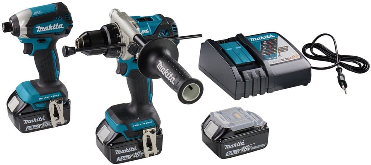 Makita Combiset DLX2418TJ Boor + Schroefmachine thumbnail 5