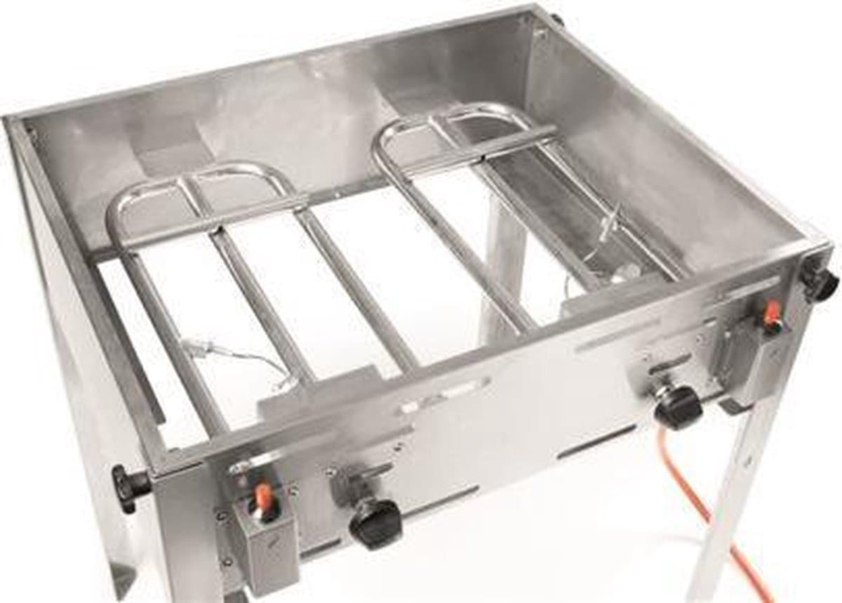 HENDI Grill-Master Maxi – Krachtige barbecue – 11,6kW – 650x540x840 mm – Inclusief gasslang en drukregelaar thumbnail 3